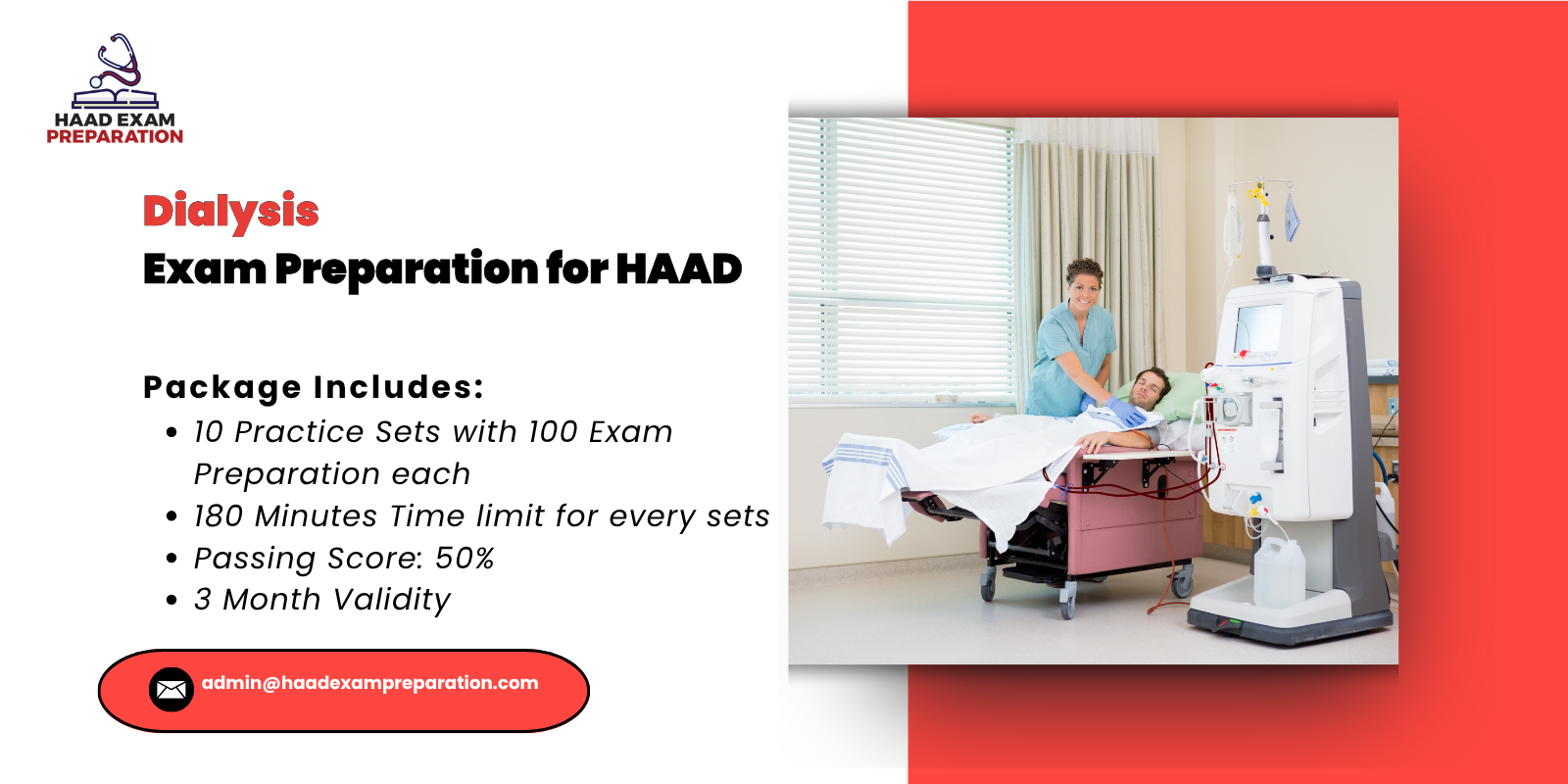 Dialysis Exam Preparation for HAAD