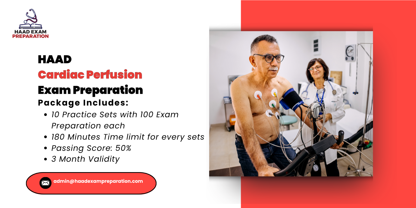 HAAD Cardiac Perfusion Exam Preparation