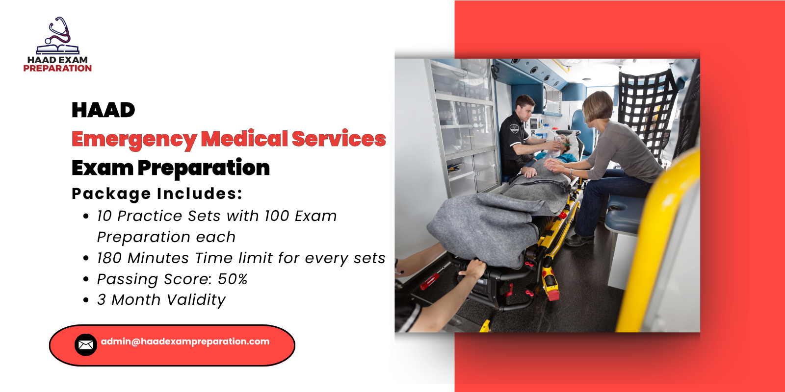 HAAD Emergency Medical Services Exam Preparation