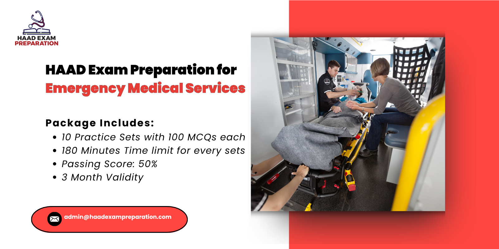 HAAD Exam Preparation for Emergency Medical Services