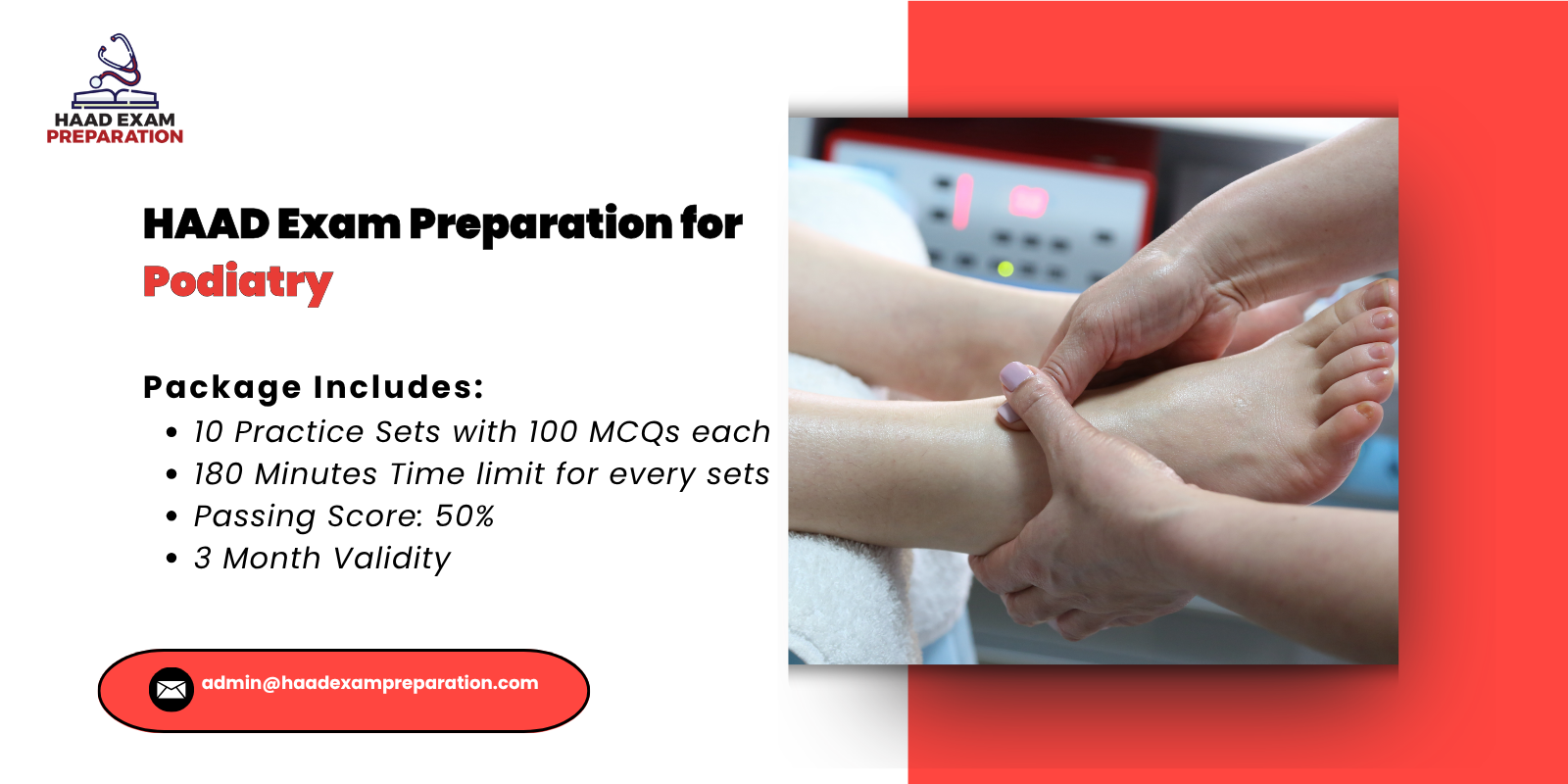 HAAD Exam Preparation for Podiatry