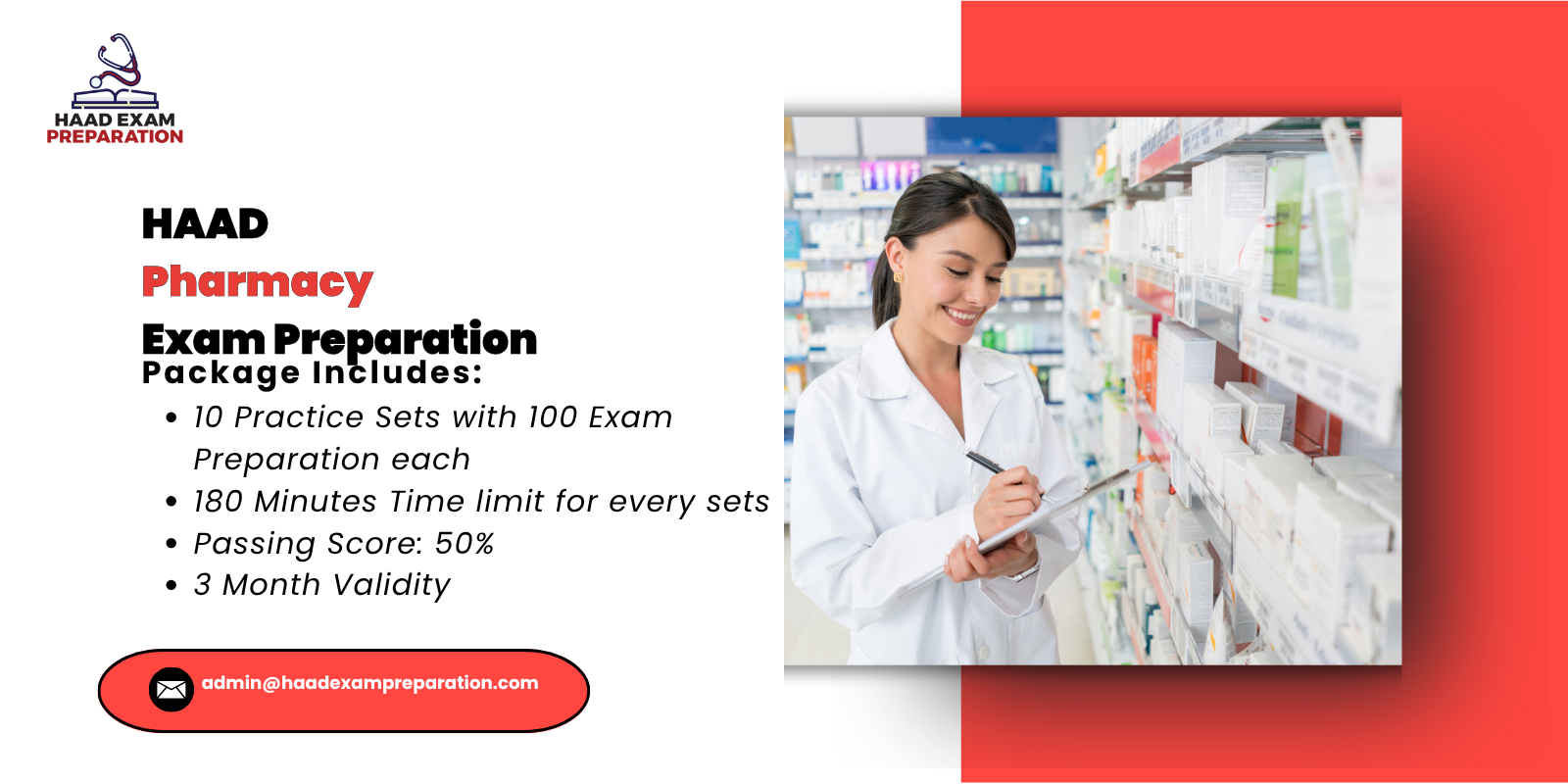 HAAD Pharmacy Exam Preparation