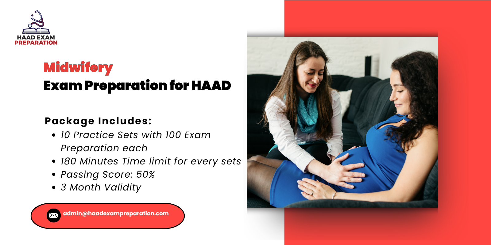 Midwifery Exam Preparation for HAAD