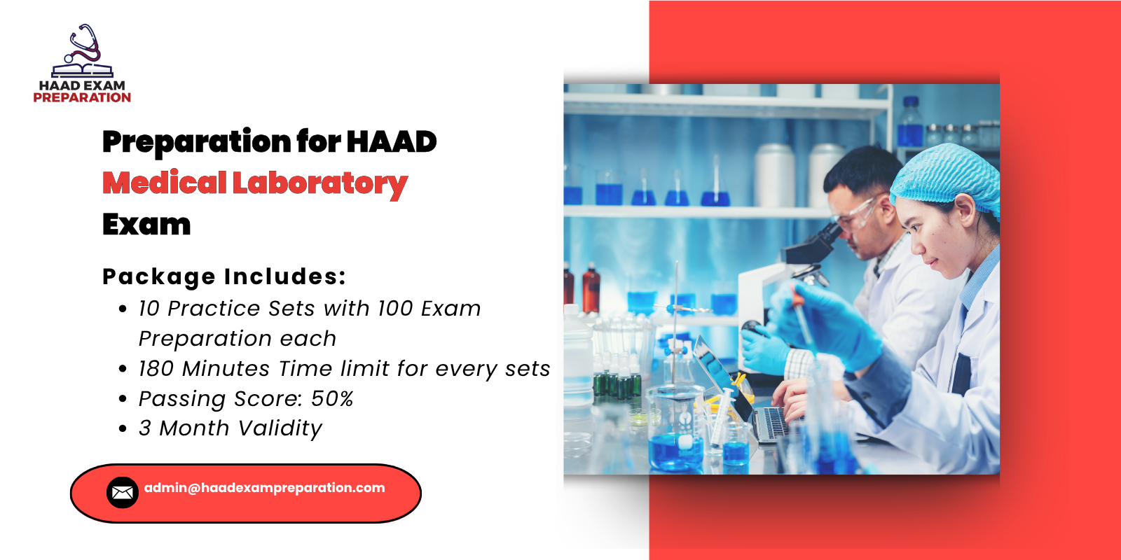 Preparation for HAAD Medical Laboratory Exam