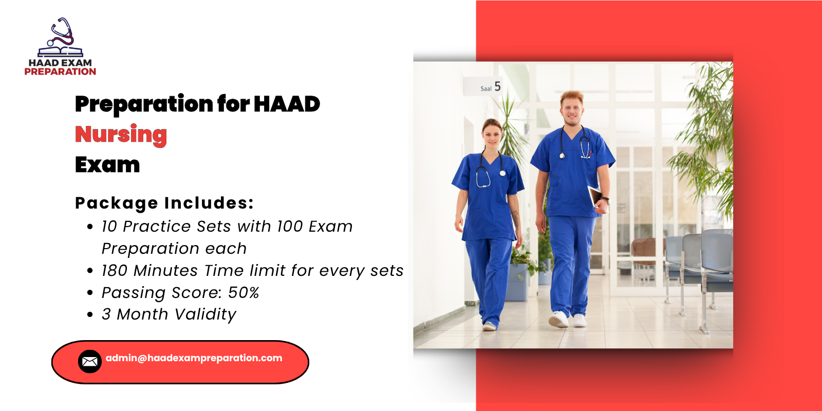 Preparation for HAAD Nursing Exam