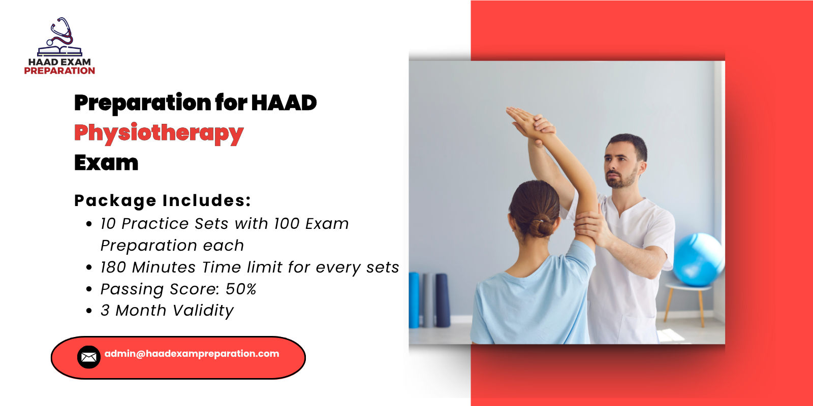 Preparation for HAAD Physiotherapy