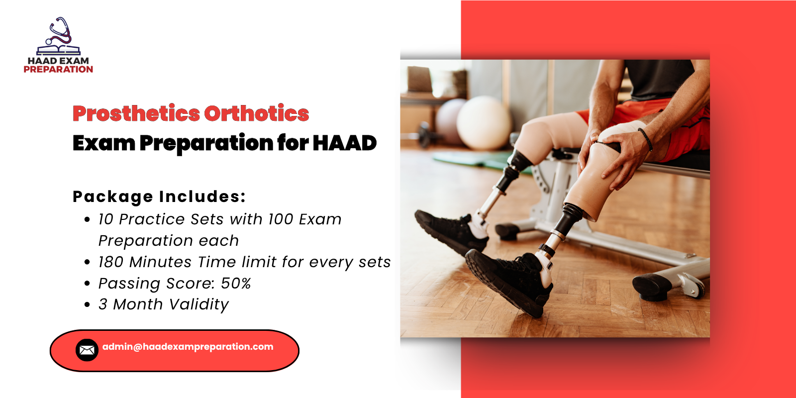 Prosthetics Orthotics Exam Preparation for HAAD