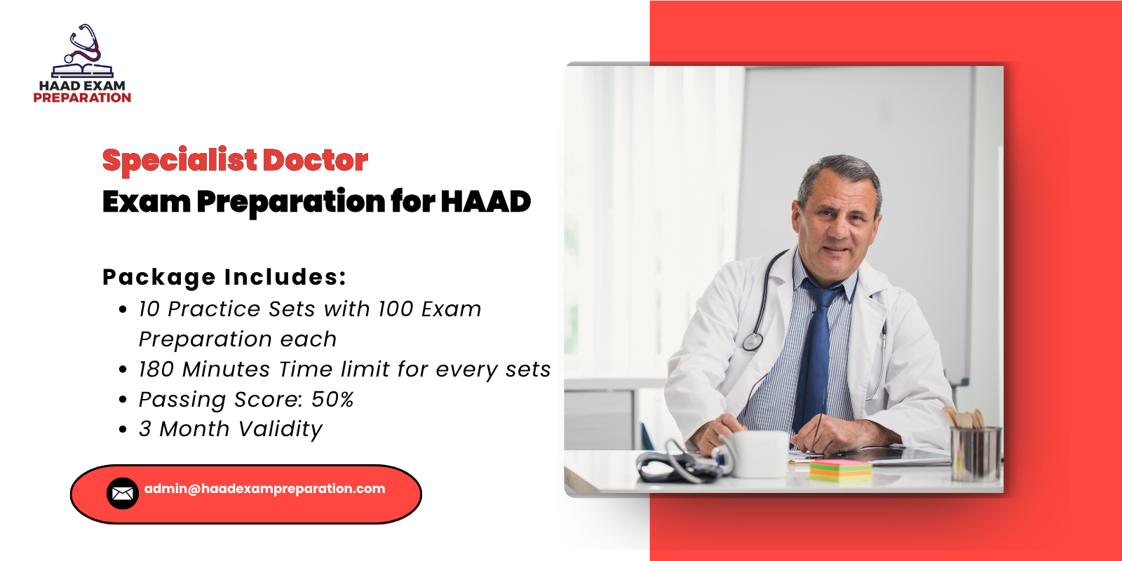 Specialist Doctor Exam Preparation for HAAD