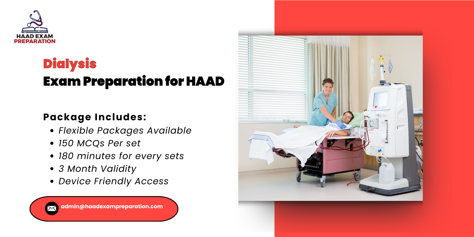 Dialysis Exam Preparation for HAAD