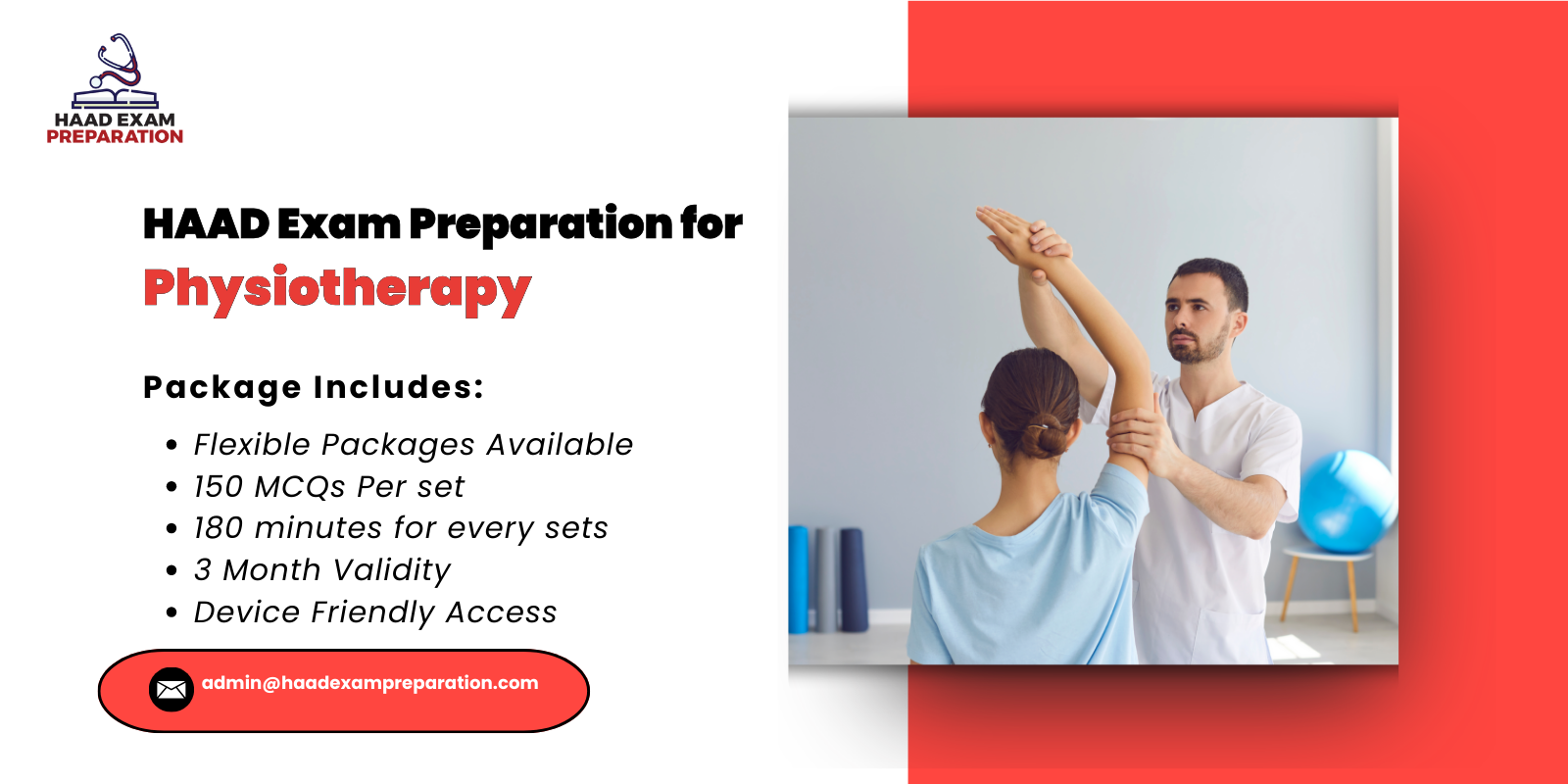 HAAD Exam Preparation for Physiotherapy