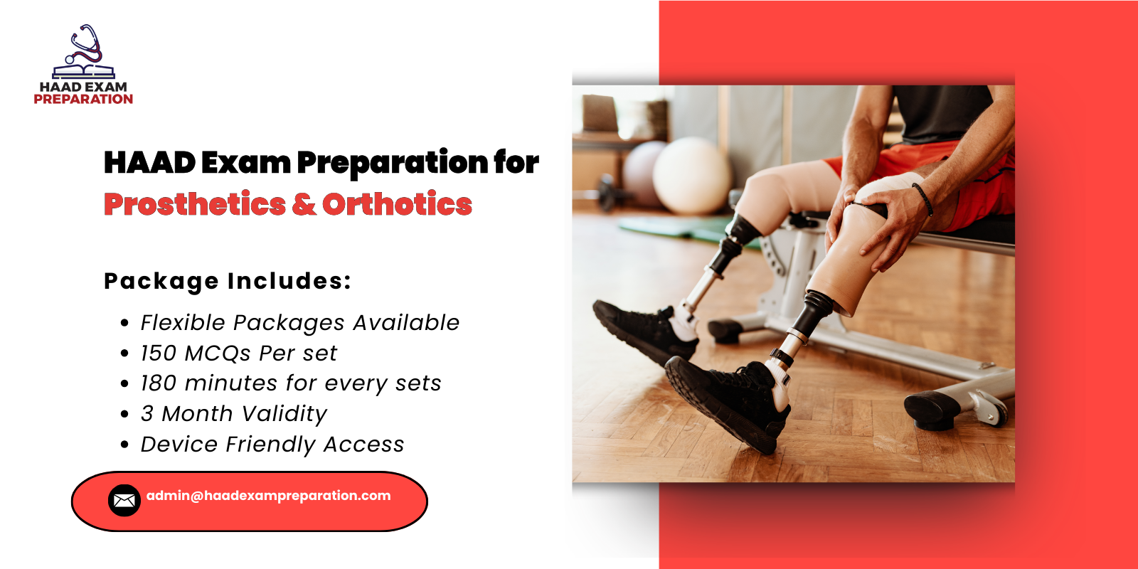 HAAD Exam Preparation for Prosthetics Orthotics