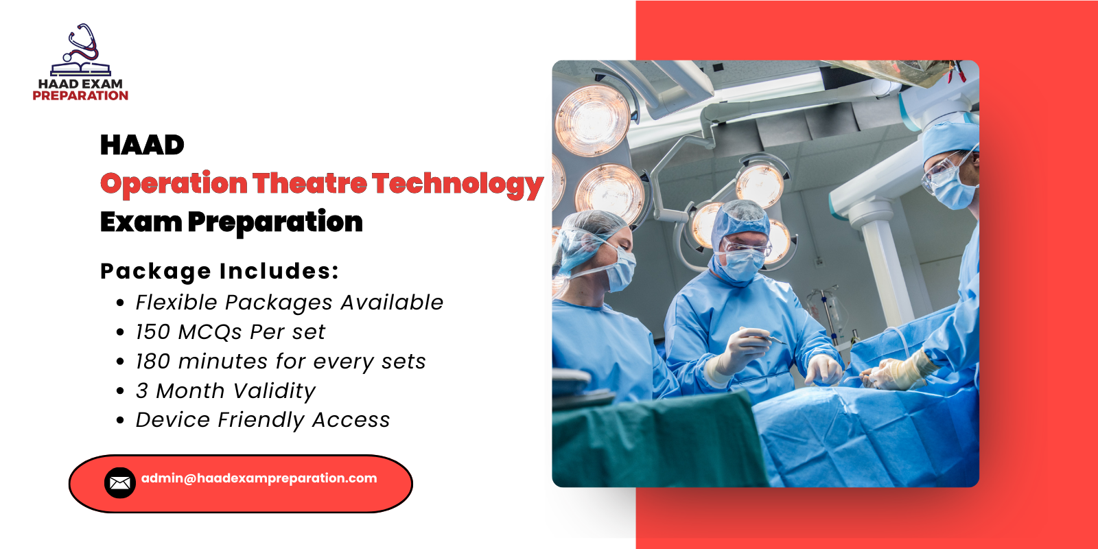 HAAD Operation Theatre Technology Exam Preparation