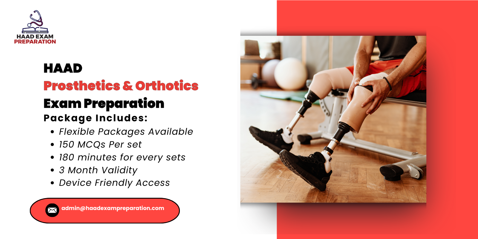 HAAD Prosthetics Orthotics Exam Preparation