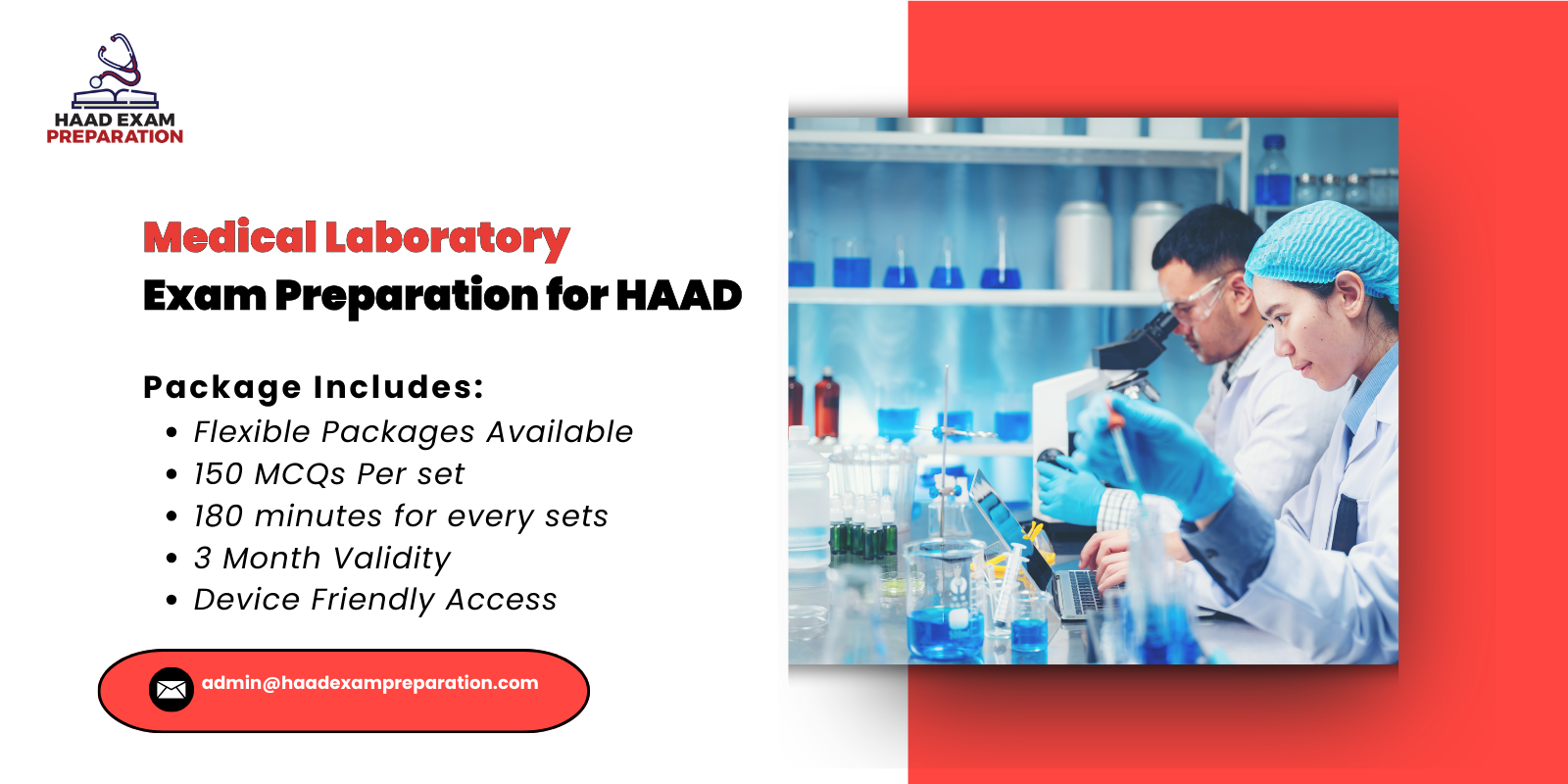 Medical Laboratory Exam Preparation for HAAD