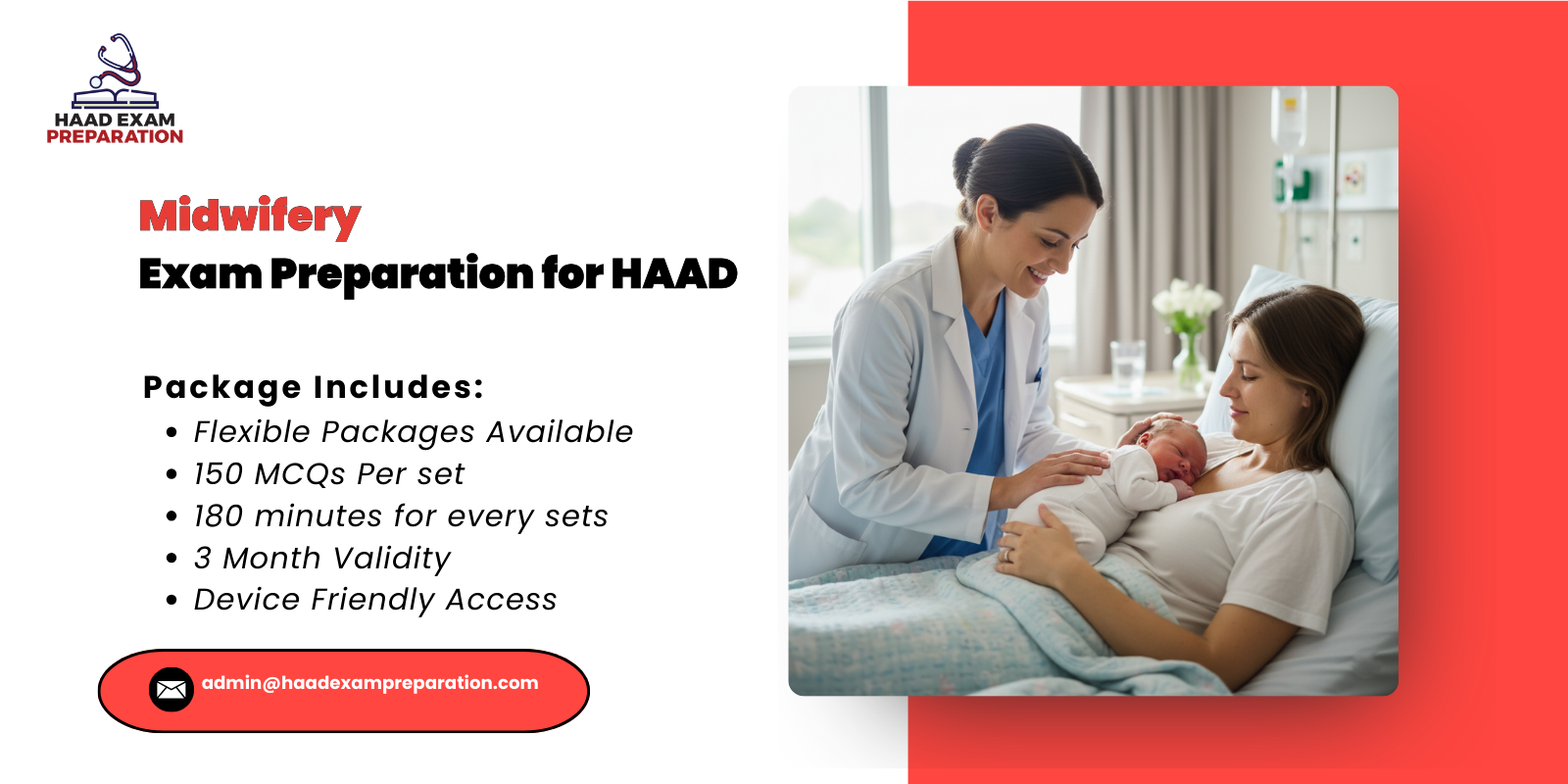 Midwifery Exam Preparation for HAAD