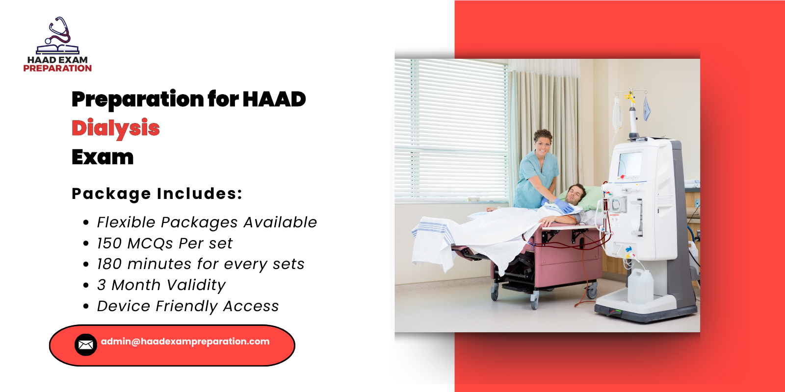Preparation for HAAD Dialysis