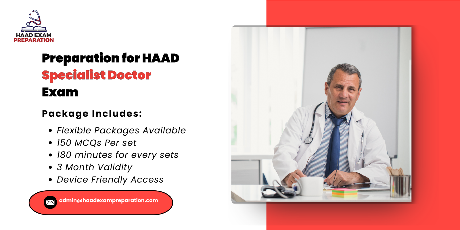 Preparation for HAAD Specialist Doctor
