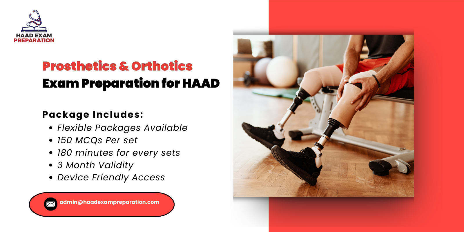 Prosthetics Orthotics Exam Preparation for HAAD