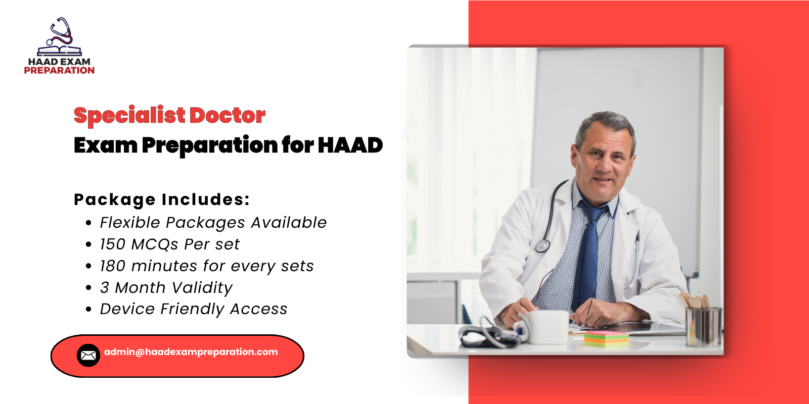 Specialist Doctor Exam Preparation for HAAD
